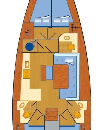 Hotel na wodzie Sailing Yacht Queen Eliza